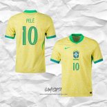 Primera Camiseta Brasil Jugador Pele 2024