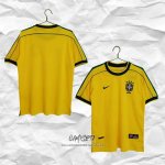 Primera Camiseta Brasil Retro 1998