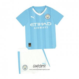 Primera Camiseta Manchester City 2023-2024 Nino