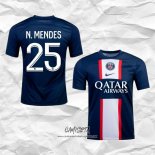 Primera Camiseta Paris Saint-Germain Jugador N.Mendes 2022-2023