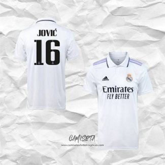 Primera Camiseta Real Madrid Jugador Jovic 2022-2023