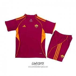 Primera Camiseta Roma 2025-2026 Nino