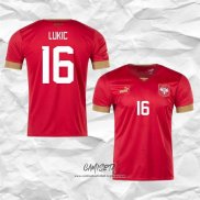 Primera Camiseta Serbia Jugador Lukic 2022