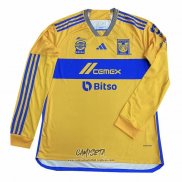 Primera Camiseta Tigres UANL 2023-2024 Manga Larga