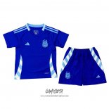 Segunda Camiseta Argentina 2024 Nino