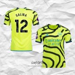 Segunda Camiseta Arsenal Jugador Saliba 2023-2024