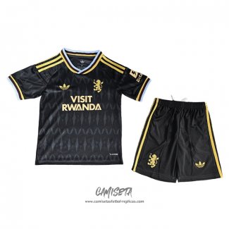 Segunda Camiseta Aston Villa 2026-2027 Nino