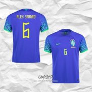 Segunda Camiseta Brasil Jugador Alex Sandro 2022