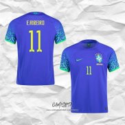Segunda Camiseta Brasil Jugador E.Ribeiro 2022