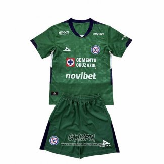 Segunda Camiseta Cruz Azul Portero 2025-2026 Nino