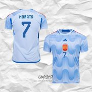 Segunda Camiseta Espana Jugador Morata 2022