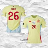 Segunda Camiseta Espana Jugador Pedri 2024