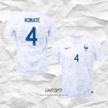 Segunda Camiseta Francia Jugador Konate 2022