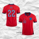 Segunda Camiseta Inglaterra Jugador Pope 2022