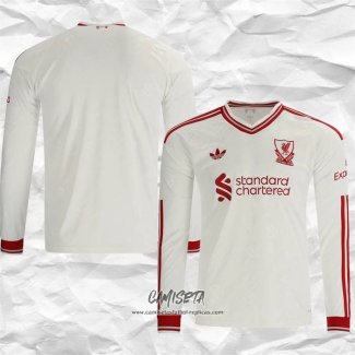 Segunda Camiseta Liverpool 2026-2027 Manga Larga