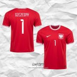 Segunda Camiseta Polonia Jugador Szczesny 2022