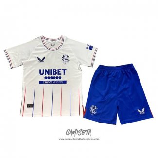 Segunda Camiseta Rangers 2023-2024 Nino