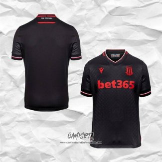 Segunda Camiseta Stoke City 2022-2023 Negro