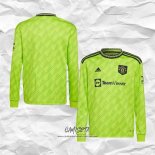 Tercera Camiseta Manchester United 2022-2023 Manga Larga