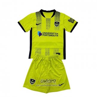 Tercera Camiseta Portsmouth 2025-2026 Nino