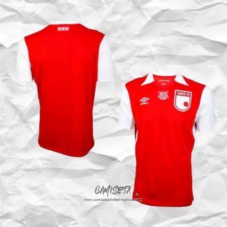 Camiseta Independient Santa Fe 80 Anos 2021 Tailandia