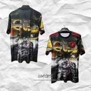 Camiseta Japon Anime 2025-2026 Negro Rojo Tailandia