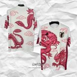 Camiseta Japon Dragon 2025-2026 Blanco Rojo Tailandia