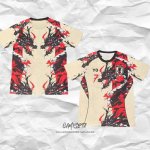 Camiseta Japon Y-3 Dragon 2025-2026 Blanco Rojo Tailandia