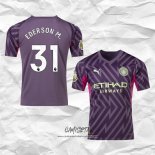 Camiseta Manchester City Jugador Portero Ederson M. 2023-2024 Purpura