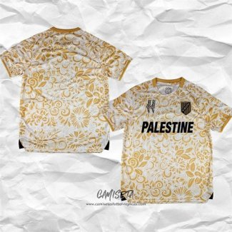 Camiseta Palestina Special 2025-2026 Amarillo Tailandia