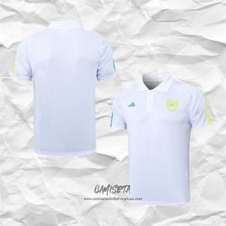 Camiseta Polo del Arsenal 2023-2024 Blanco