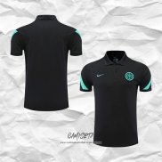 Camiseta Polo del Inter Milan 2022-2023 Negro