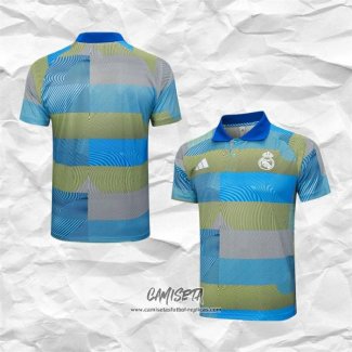 Camiseta Polo del Real Madrid 2025-2026 Azul Verde