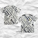 Camiseta Real Madrid Special 2025-2026 Blanco Negro Tailandia