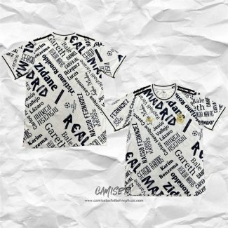 Camiseta Real Madrid Special 2025-2026 Blanco Negro Tailandia