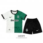 Camiseta Sporting Special 2025-2026 Nino Blanco Verde