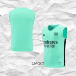 Camiseta de Entrenamiento Arsenal 2022-2023 Sin Mangas Verde