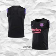 Camiseta de Entrenamiento Barcelona 2022-2023 Sin Mangas Negro