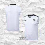 Camiseta de Entrenamiento Chelsea 2025-2026 Sin Mangas Blanco