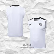 Camiseta de Entrenamiento Chelsea 2025-2026 Sin Mangas Blanco