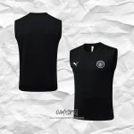 Camiseta de Entrenamiento Manchester City 2025-2026 Sin Mangas Negro