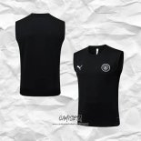 Camiseta de Entrenamiento Manchester City 2025-2026 Sin Mangas Negro