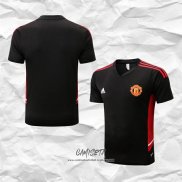 Camiseta de Entrenamiento Manchester United 2022-2023 Negro