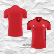 Camiseta de Entrenamiento Manchester United 2022-2023 Rojo