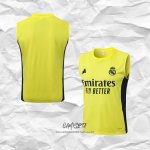 Camiseta de Entrenamiento Real Madrid 2025-2026 Sin Mangas Amarillo