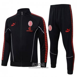 Chandal de Chaqueta del AC Milan 2025-2026 Nino Negro