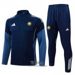 Chandal de Chaqueta del Al Nassr 2025-2026 Nino Azul