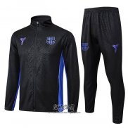 Chandal de Chaqueta del Barcelona 2025-2026 Nino Negro