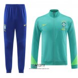 Chandal de Chaqueta del Brasil 2023-2024 Verde