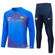 Chandal de Sudadera del Barcelona 2024-2025 Azul